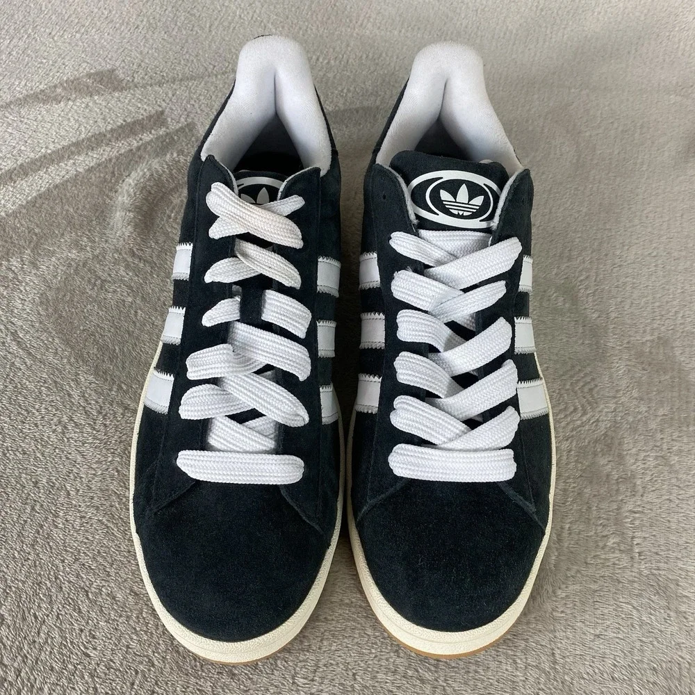 Adidas Campus 00s Shoes Mens Size 13 Black White Suede Sneakers Originals NEW
